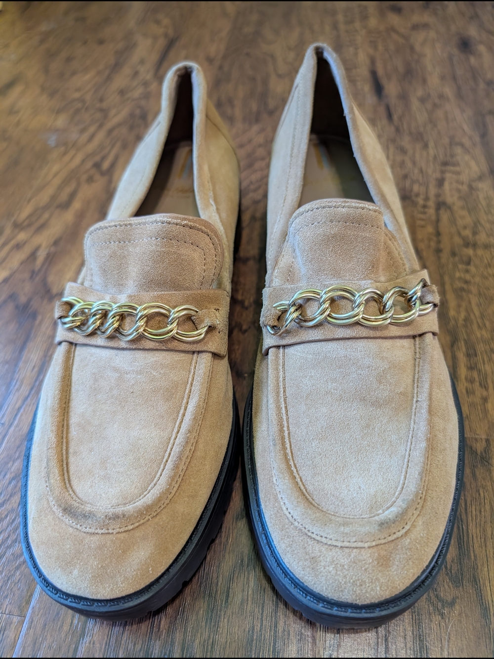 Sam Edelman Women's Taelor Suede Lug Sole Loafers  Size 11